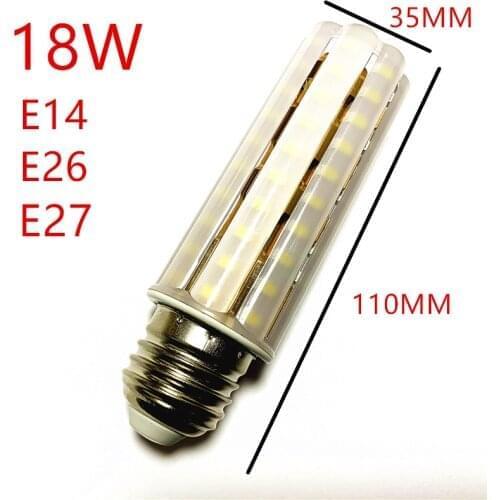 New 12W 16W 18W 220V/AC Light Bulb E14 E27 LED Double Color Lamp SMD2835 Corn Bulb Light Bulb Corn Light chandelier warm white