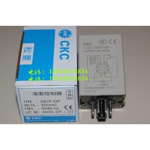 2 pieces of original authentic Taiwan Songling CKC solar water level controller C61F-GP liquid level controller