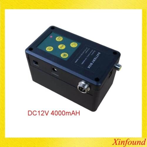 DC12V 4000mah Rechargeable Lithium Battery Box Controller For Underwater Fishing Camera