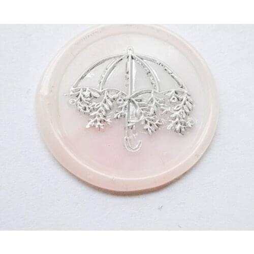 Umbrella with leaves stamp,Party Wax Seal Stamp Kit invitation seals,gift envelop packing seal,Seal Stamp, Umbrella stamps