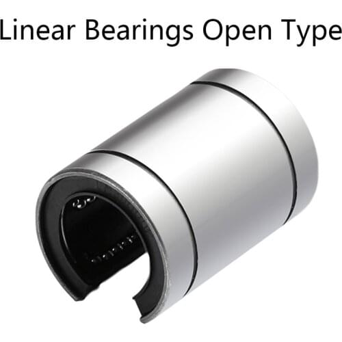 1/2/5 Pieces Open Type Linear Motion Bearing LM10 12 13 16 20 25 30 35 40 50 60UU-OP Sliding CNC Linear Bushing