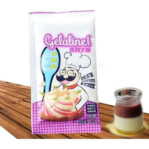 10g x 5 Bags Agar Agar Powder Vegan Vegetarian Gelatin Halal Unflavored Gelatine Powder Mousse Cake Jelly Dessert Mix