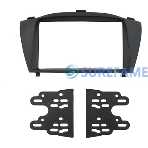 Double Din Car Audio Facia for Hyundai iX-35 ix35 Tucson iX 2010+ Radio DVD Stereo CD Panel Dash Kit Trim Fascia Face Plate