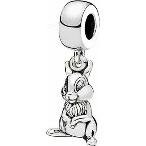 925 Sterling Silver Charms Rabbit European Bead Fit Original Bracelets Chain DIY Pendant Charm Beads Girl Women Jewelry Making