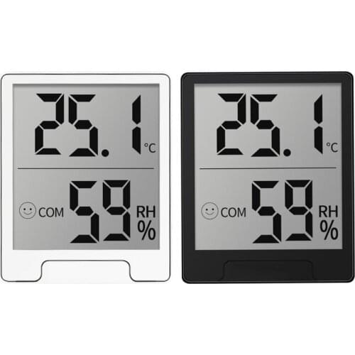 Digital Thermo-Hygrometer Indoor Humidity and Temperature Measuring Gauge for Interior Baby Room Living Room and Office F1FB