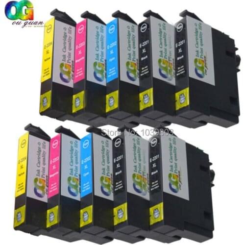 10 pk Compatible for Epson 220xl T220 ink cartridge Epson WorkForce WF-2630 WF-2650 WF-2660 XP-320 XP-420 printer ink