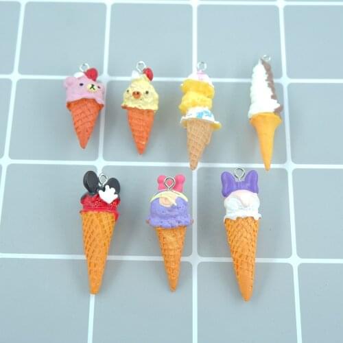 Colorful Lollipop charms pendants for jewelry making bracelets necklace earrings making resin flat back cabochon