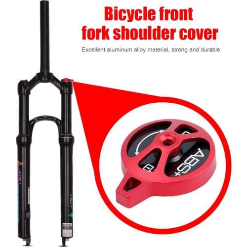 Mountain Bike Fork Suspension Lock Cover Bicycle Front Shoulder Cap MTB Bike Shoulder Control Damper Fork Speed Lock Cover