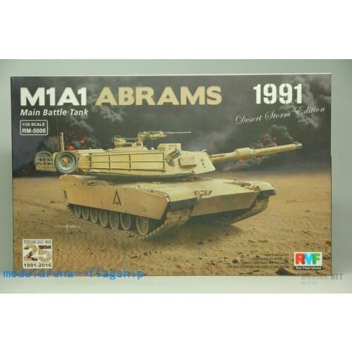 Rye Field Model RMF 1/35 RM-5006 M1A1 ABRAMS 1991 Main battle tank model kit
