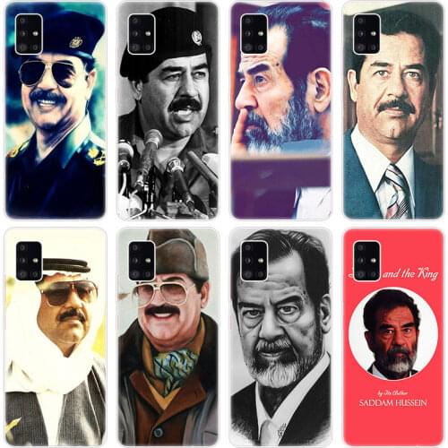 Saddam Hussein Iraq Arabic Soft Case for Samsung Galaxy A12 A02 A03S A21S A22 A32 A52 A72 A82 Quantum S21 Plus FE Ultra M02S M12