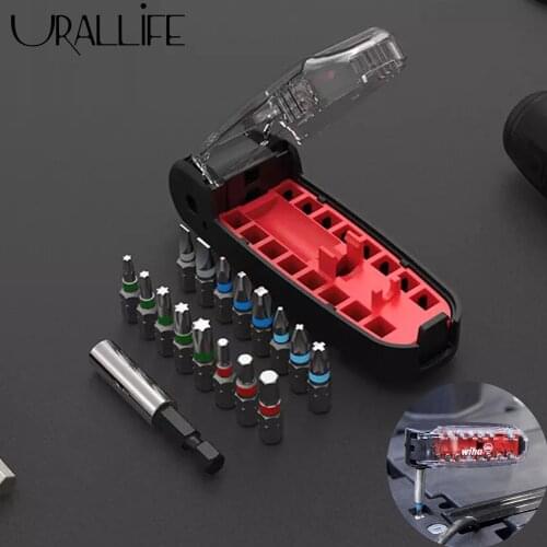 Wiha 17 IN 1 Crocodile Mouth Screwdriver Set Mini Portable Pocket Wrench Screwdriver Kit Magnetic Handle Turn Screw Repair Tools