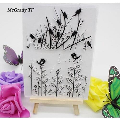 Scrapbook DIY Photo Album Account Transparent Silicone Rubber Clear Stamps For Scrapbooking/photo Album Decorative Card Making