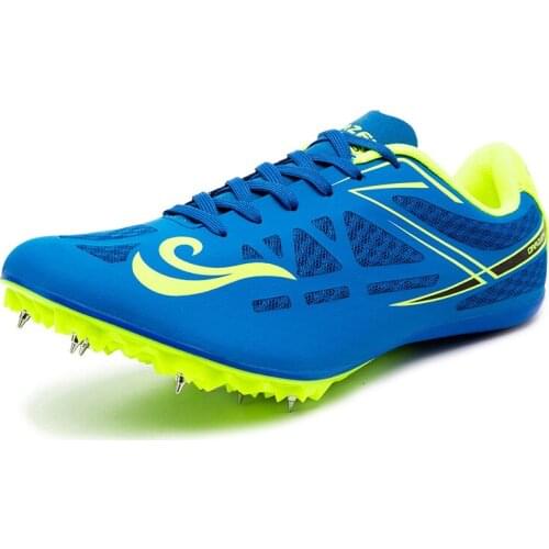 Professional women Men Track and Field Shoes Track Spike Running Sprint Shoes Lightweight Soft Comfortable Athletic Shoes