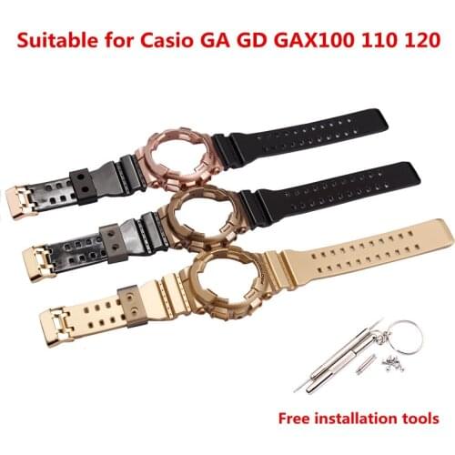 Watch accessories pin buckle suitable for CASIO resin strap watch strap case for men and women G-SHOCK GD120 GD100 GA110