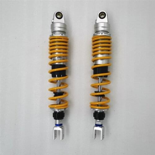 1pair new 320MM 340MM 345MM 355MM 375MM Motorcycle rear shock absorber for Fuxi JOG PCX155 125 X-MAX300 Gto Wave RS RX100 black