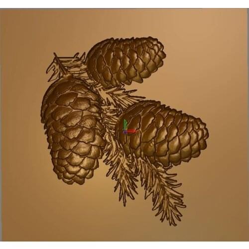 3d model relief for cnc in STL file format fish