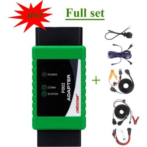 OBDSTAR P002 Adapter for TOYOTA 8A/Ford All Key Lost with B-osch ECU Flash Work with X300 DP Plus Pro4 Key Master 5 Programmer