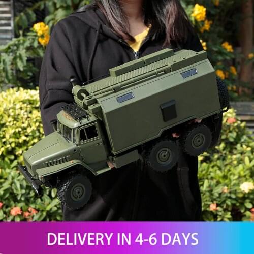 WPL B-36 1:16 RC Car Military Command Vehicle 2.4G 6WD Army Car Children Gift Kids Toy for Boys RTR