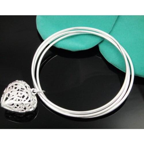 Hot fashion brand charm jewelry chain bracelet S925 Silver color bracelets, brand new B00179