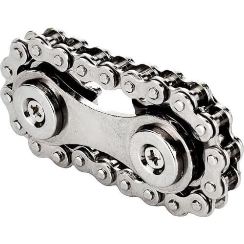Stainless Steel Metal Sprockets Flywheel Fingertip Gyro Chains Adult Toy Gear Roadbike Spinner Dropship