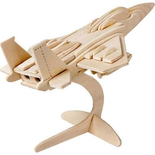 Wildlebend 3D Wooden Puzzle - Jet