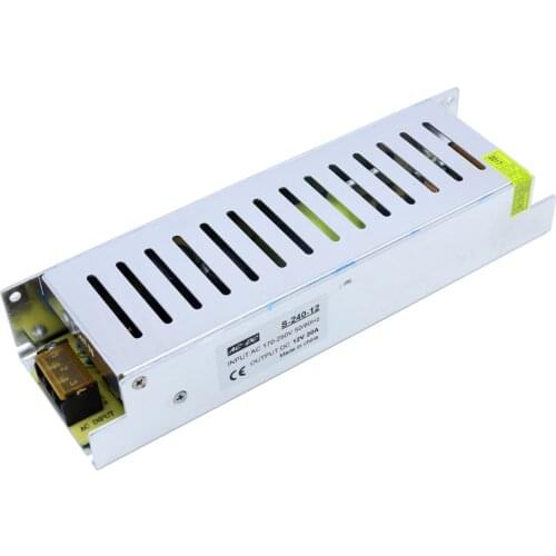Strip Type Voltage Inverter Power Supply 220V to Dc 12V 20A 240W for Led Lights