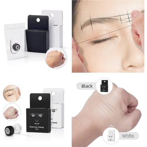 Mapping Pre-ink String For microblading Eyebow Make Up Dyeing Thread Semi Permanent Positioning Eyebrow Measuring Tool