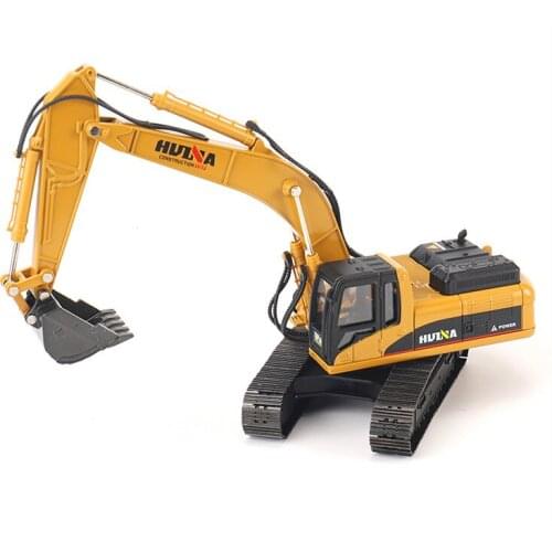 Collectible Children Gift 1:38 Scale HuiNa Alloy CAT 320D Hydraulic Excavator Engineering Diecast Toy Model