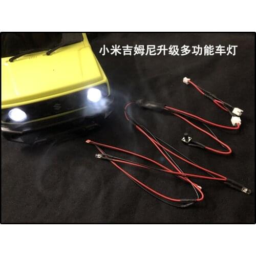 Jimny Suzuki 1/16 RC car spare parts Upgrade Modified Multifunctional four-lamp lamp group car lights