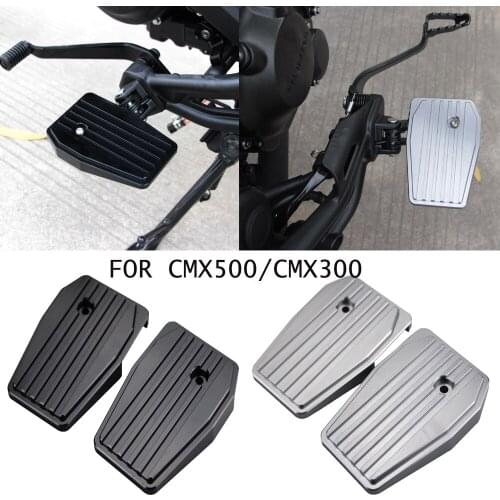 Motorcycle Billet Wide Foot Pegs Pedals Rest Footpegs For REBEL CMX 500 300 CMX500 CMX300 accessories