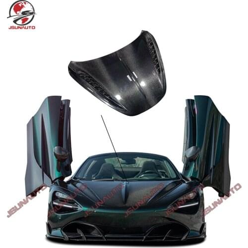 For Mclaren 720S 2017-UP TOPCAR Style Carbon Fiber Front Engine Hoods Carbon Body Kit Auto Accessories