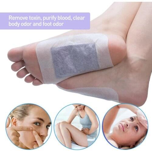 Sumifun New Arrival 12 PCS/Box Lavender Essential Oil Bamboo Vinegar Detox Foot Patch Adhesive Detox Slim Foot Care Plaster