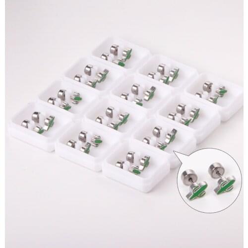 12 Pairs 316L Stainless Steel Cactus Small Stud Earrings Set Silver Color Ear Stud for Women Girl Fashion Jewelry Gift