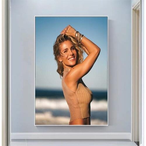 Silk Cloth Wall Poster Elsa Pataky Art Home Decoration Gift