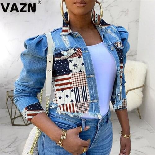 VAZN Womens Denim Jackets