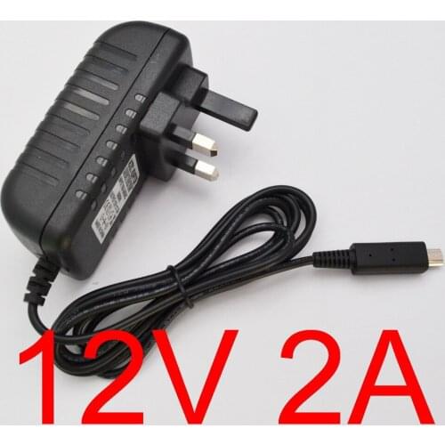 New High Quality 12V 2A 2000mA 24W Charger UK plug for Acer Iconia Tab A510 A700 A701 Tablet PC 10.1 inch Power Supply Adapter