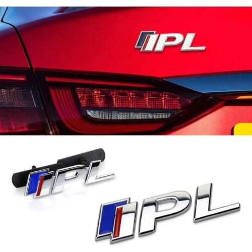 1Pcs IPL 3D Metal Sticker Car Front Grille Trunk Badge Emblem Decals For Infiniti Q50 Q50L Q30 Q70 G25 QX60 QX70 FX35 FX37