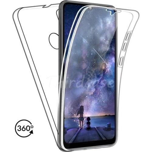 360 Full Body Clear Case for Huawei P40 Lite E ART-L28 L29N CDY-NX9A PC+Silicone Double Clear Cover for Huawei P40 Pro ELS-N04