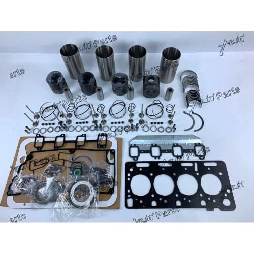Free Shipping Jcb220 Cylinder Liner Kit With Bearing Set For Jcb Engine