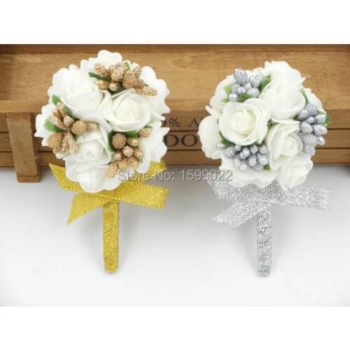 Dashiatere White Brooches For Clothes