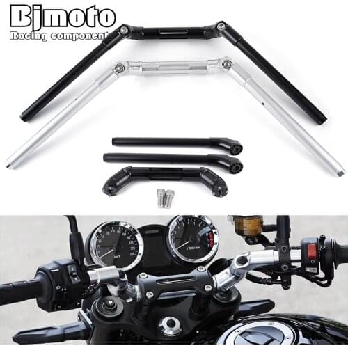 For Kawasaki Z900RS Z900 RS 2018 2019 2020 2021 Clip on Adjustable Handlebars tube Handle Bar Drag Handlebar Riser Motorcycle
