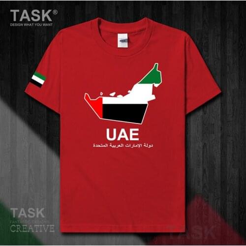 United Arab Emirates UAE Abu Dhabi mens t shirt new Tops t-shirt Short sleeve clothes sweatshirt national team country sports 50