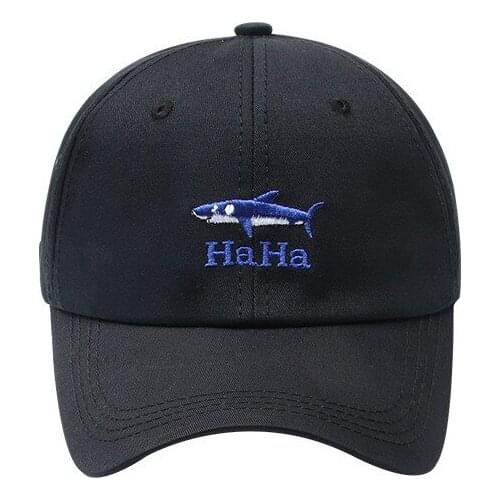 Fish Embroidery Cotton Casquette Baseball Cap Adjustable Snapback Hats for Men and Women 233