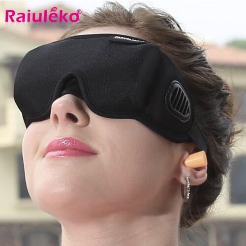 Summer 3D Sleeping Eye Mask Sleeping Eyepatch Women Men Sleeping Bandage Sleep Mask Eyeshade Eyes Cover Soft Velve Travel Rest