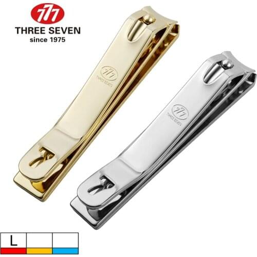 THREE SEVEN/777 Lucky Series Large-size Nail Clippers Trimmers H-Carbon Steel Pedicure Care Professional Manicure Nail Tools