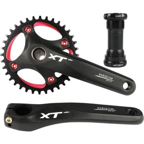 MEIJUN mountain bike hollow aluminum alloy bolt integrating single speed sprocket 36 T disc tooth bicycle accessories