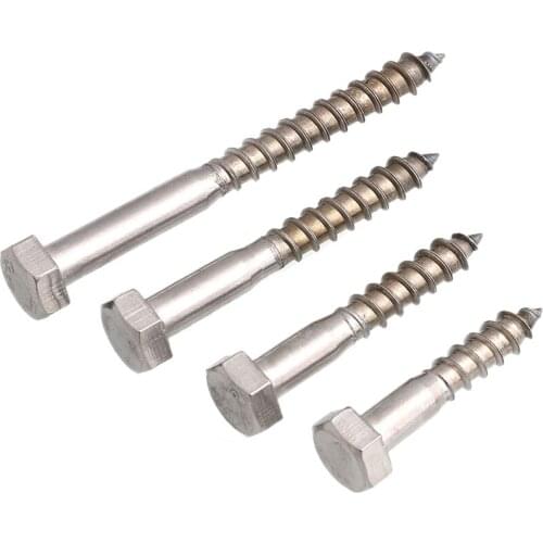 M6M8M10M12mm Stainless steel outer tapping Wood screw