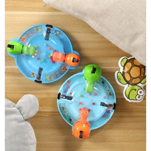 New Board Game Hungry Tortoise Chomping Hippo Swallow Bead Match Mini Desktop Game,Family Interactive Toy Kids Toys