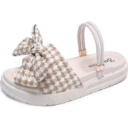 YSHUNIJ 2021 New Womens Sandals Simple Flat Bottom Comfort Breathable Womens Shoes