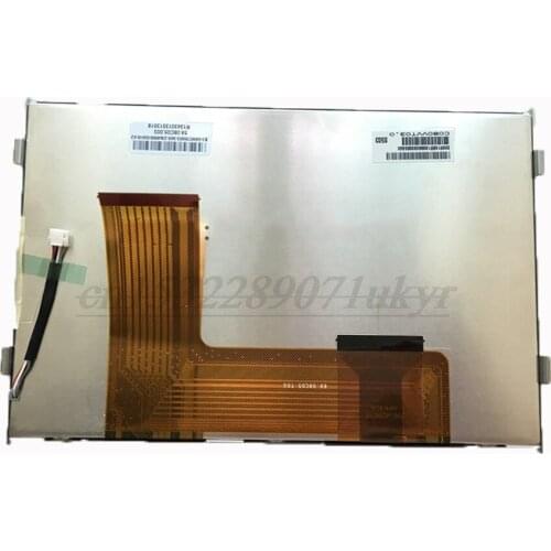 Original new AUO 8.0Inch LCD display with capacitor touch screen C080VVT03.0 C080VVT03 For Skoda Octavia car gps navigation